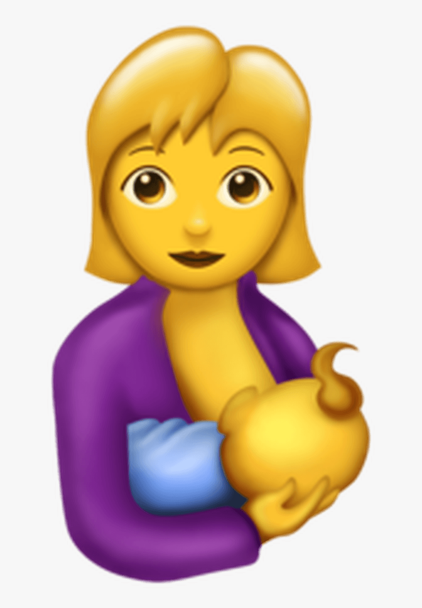 New Breastfeeding Emoji, HD Png Download, Free Download