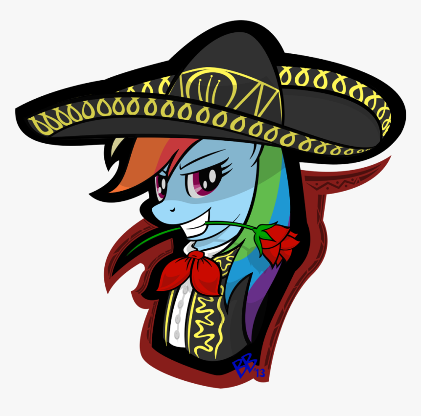 Hats Clipart Mariachi - My Little Pony Mexican, HD Png Download, Free Download