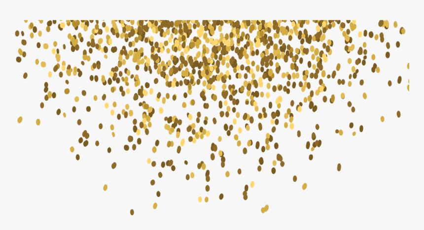 Glitter Clip Art - Sparkling Gold Glitter Png, Transparent Png, Free Download