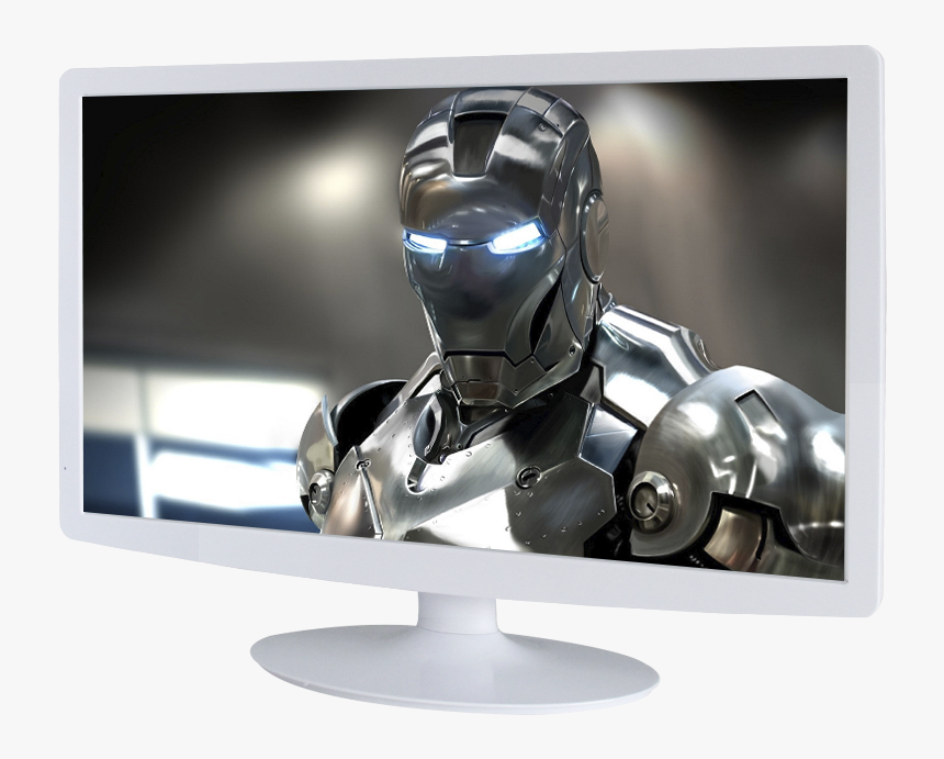 Transparent Desktop Monitor Png - Iron Man Chrome Suit, Png Download, Free Download