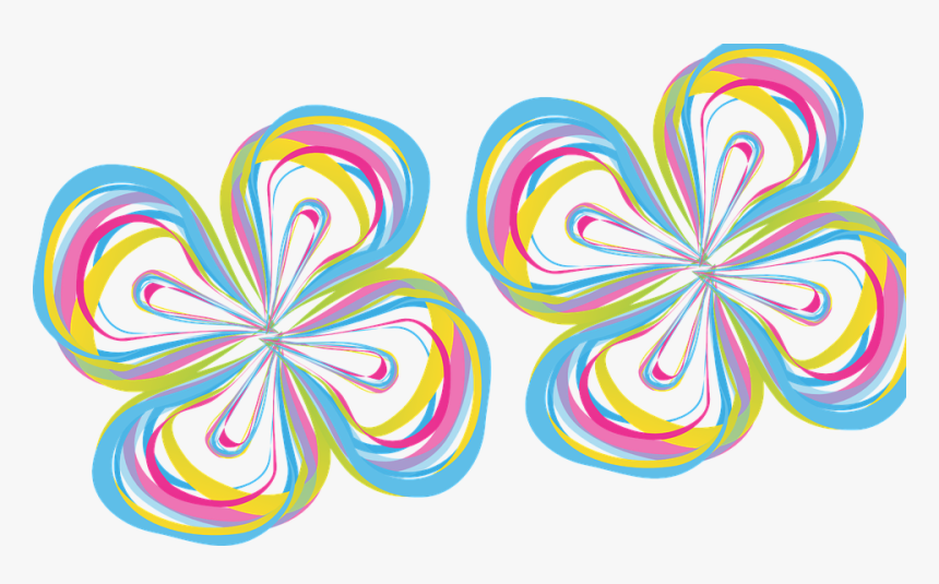 Flower, Abstract, Color, Design, Colorful, 60"s, Psycho - Abstract Designs Flowers Png, Transparent Png, Free Download