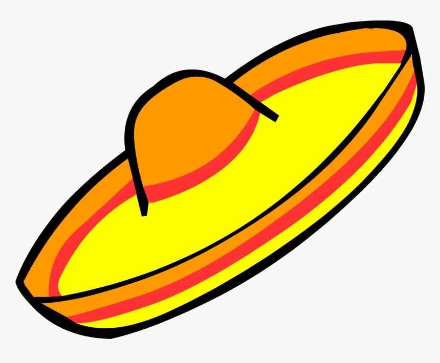 Mariachi Clipart - Cartoon Sombrero No Background, HD Png Download, Free Download