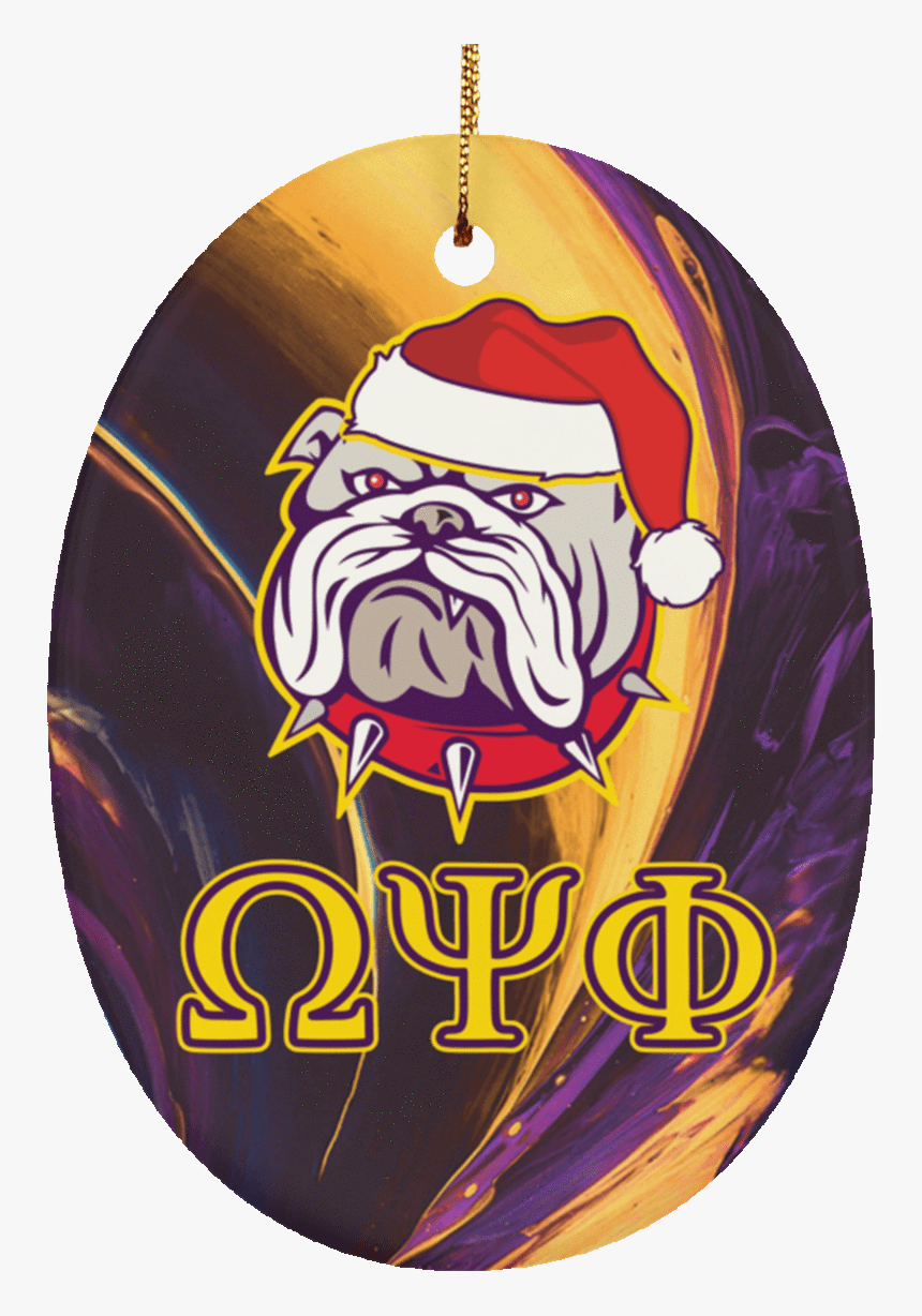 Omega Psi Phi Oval Ornaments - Emblem, HD Png Download, Free Download