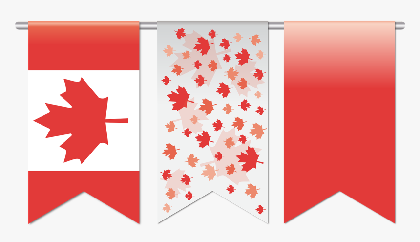 Flag Banner Png - Canada Flag Banner Png, Transparent Png, Free Download