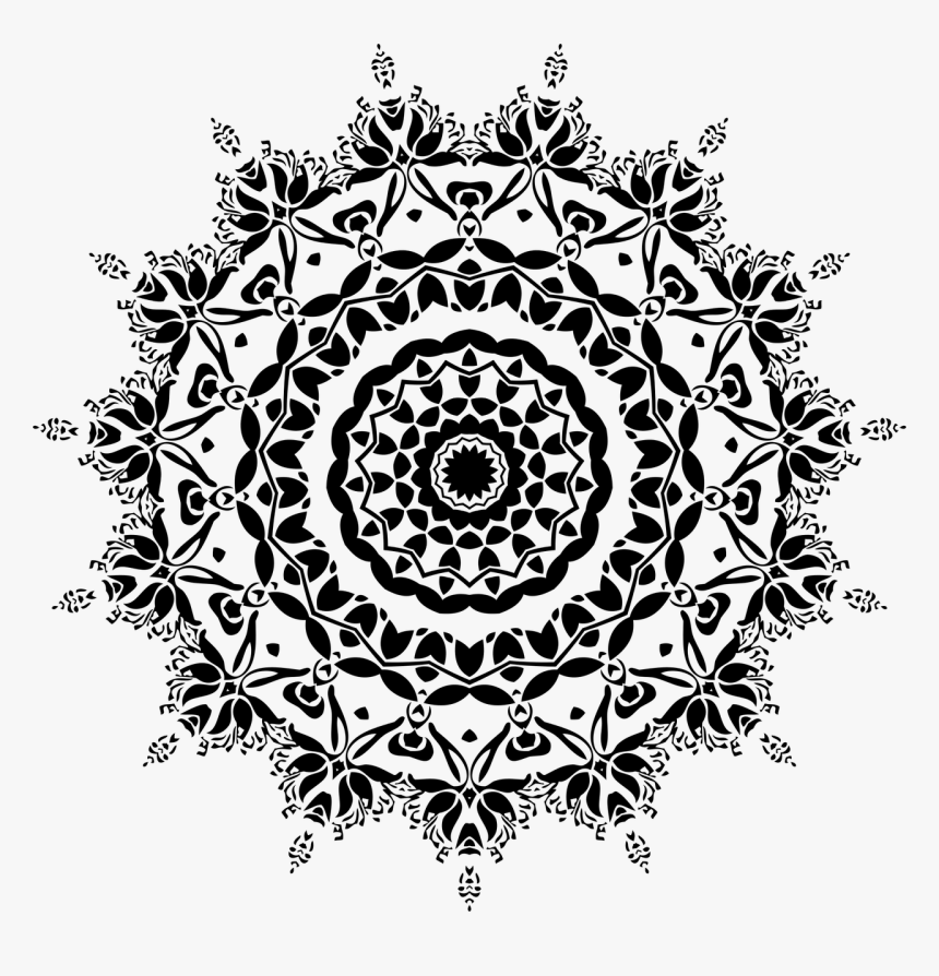 Transparent Vintage Floral Png - Circle Floral Design Png, Png Download, Free Download