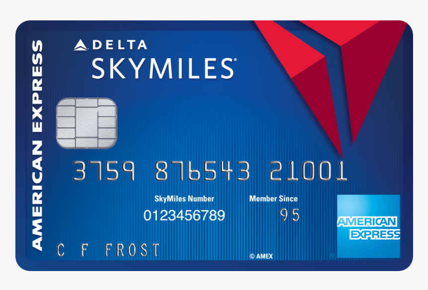 Delta Skymiles Card - Delta Credit Card, HD Png Download, Free Download