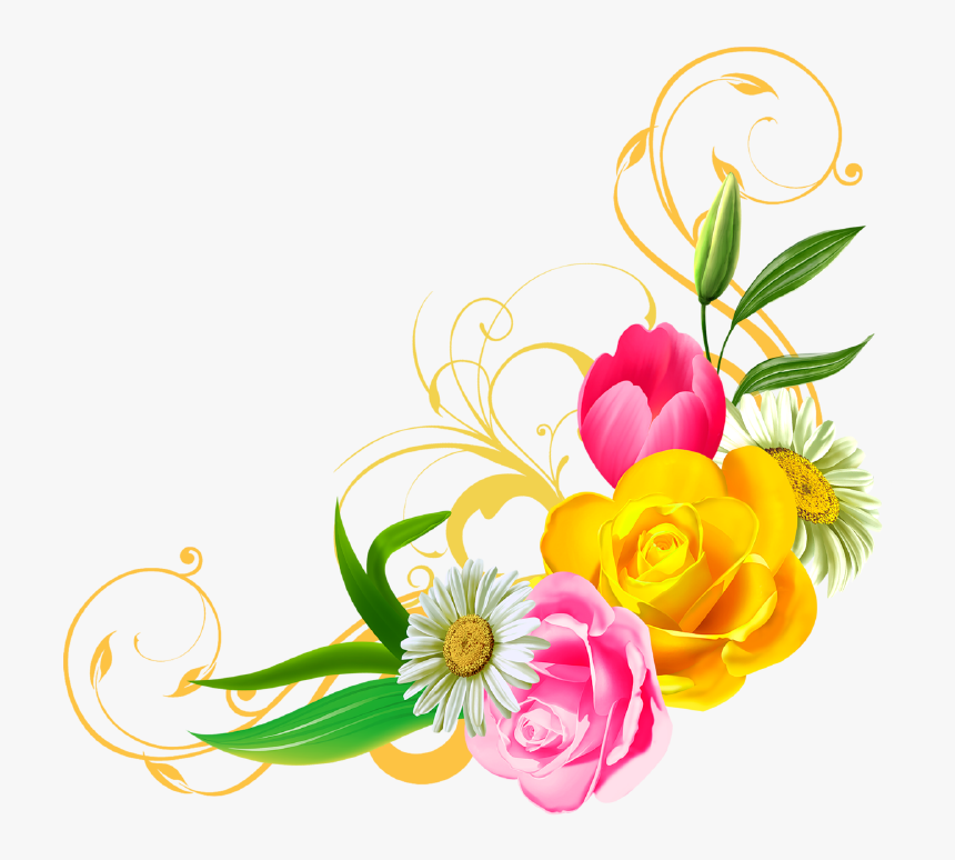 Floral Png - Subho Noboborsho, Transparent Png, Free Download