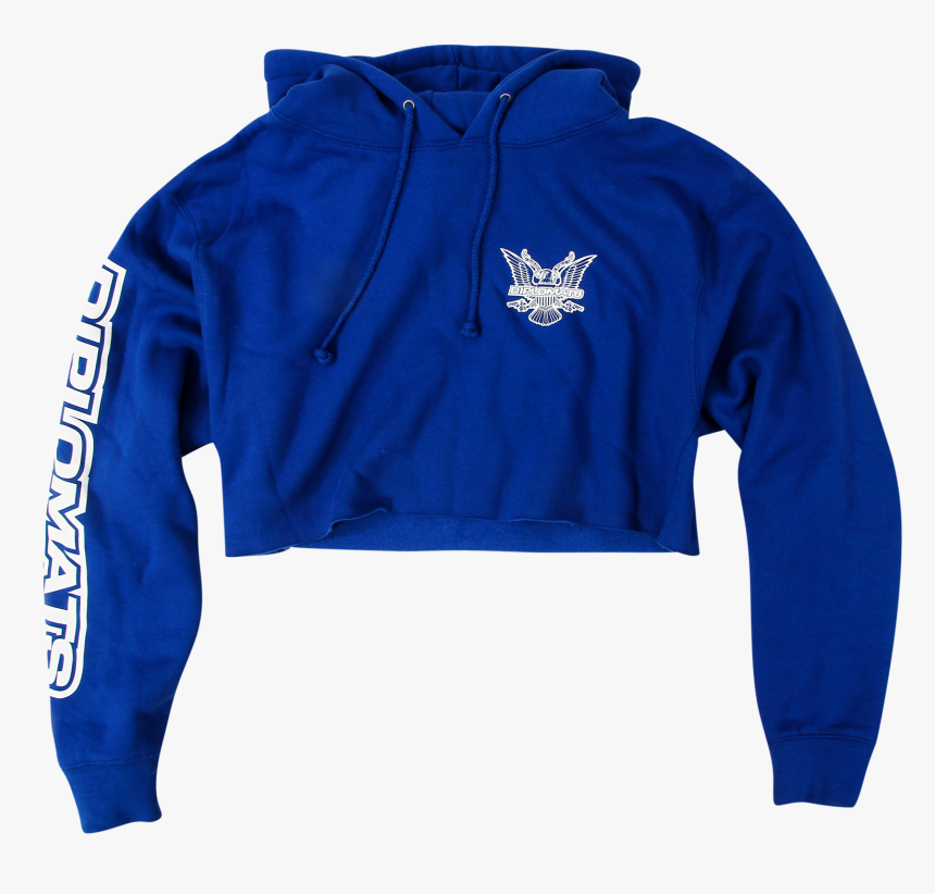 Usa Royal Crop Pullover - Hoodie, HD Png Download, Free Download