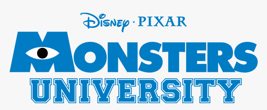 Disney Pixar Monsters University Logo, HD Png Download, Free Download