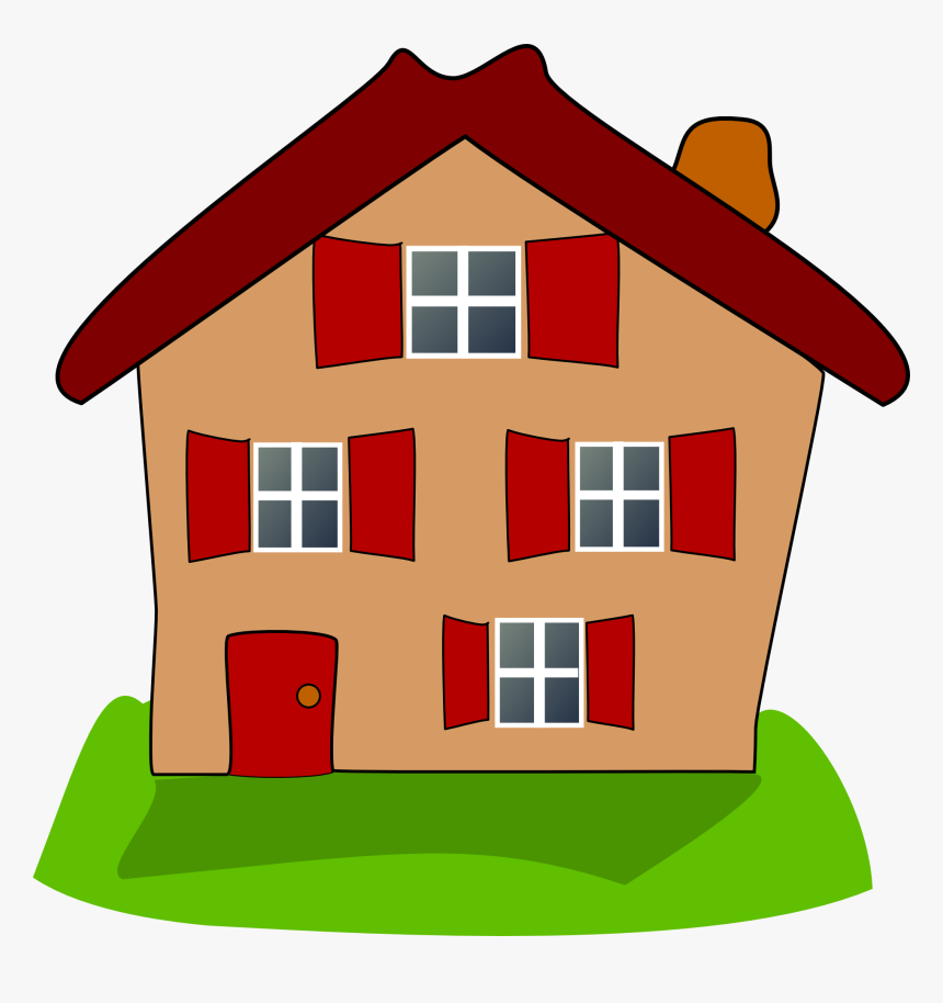 House, Home, Open Windows, Architecture - House With 4 Windows, HD Png Download, Free Download
