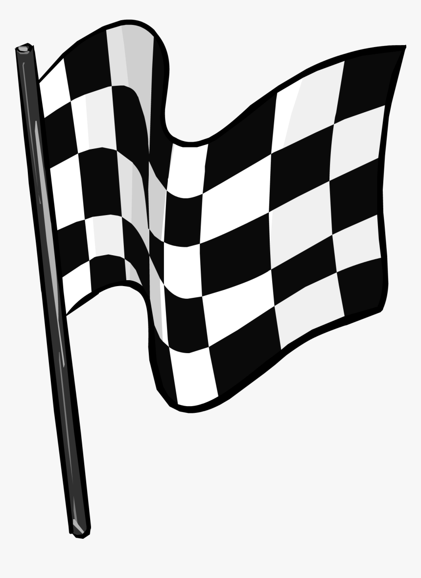 Racing Flag Free Png Image - Transparent Background Checkered Flag Clipart, Png Download, Free Download