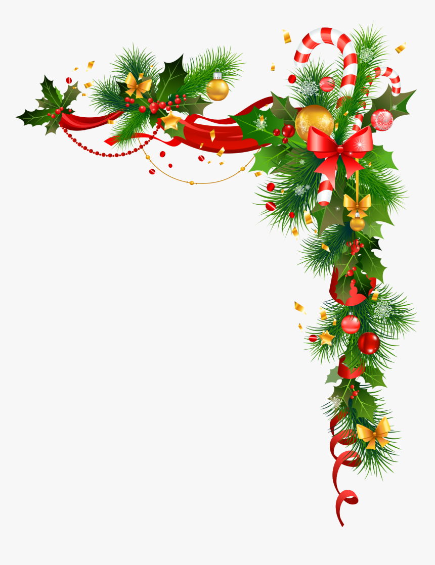 Christmas Decorations Png Background Christmas Garland Vector Png Transparent Png Kindpng