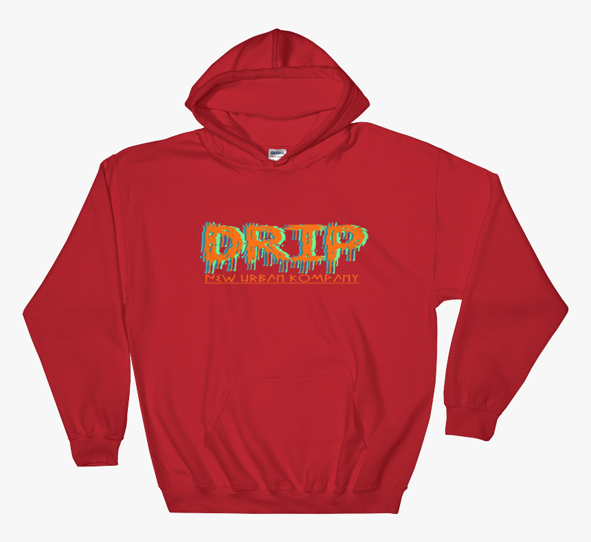 Image Of Red Multicolor "drip - Movie Inspired Hoodies, HD Png Download, Free Download