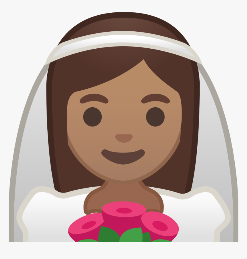 Bride With Veil Medium Skin Tone Icon - Bride Ico, HD Png Download, Free Download