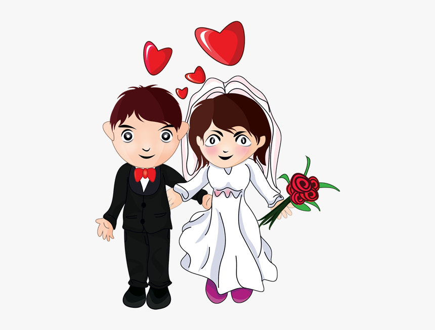 Bride And Groom Free To Use Clipart - Many Many Congratulations On Your Wedding, HD Png Download, Free Download