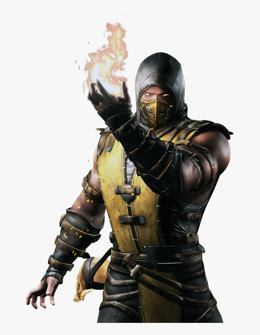 Mortal Kombat X Mortal Kombat - Mortal Kombat Scorpion Transparent, HD Png Download, Free Download