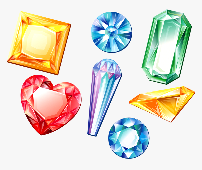 Illustration Colorful Crystal Transprent Png Free Download - Diamond Free Vector, Transparent Png, Free Download