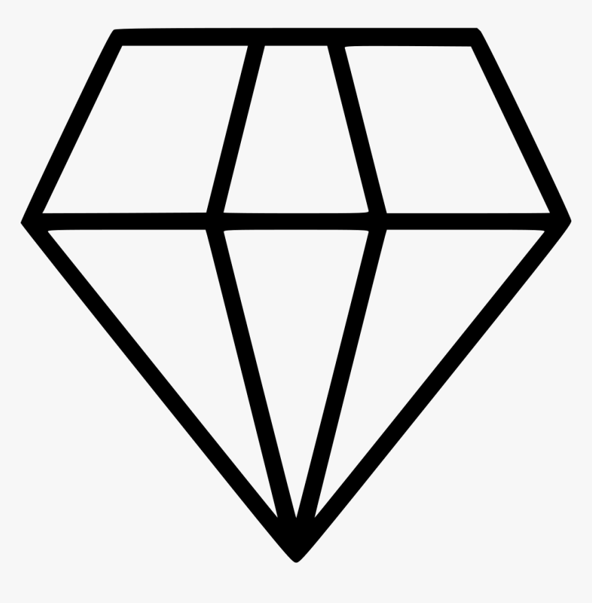 Diamond - Geometric Line Art Diamond, HD Png Download, Free Download