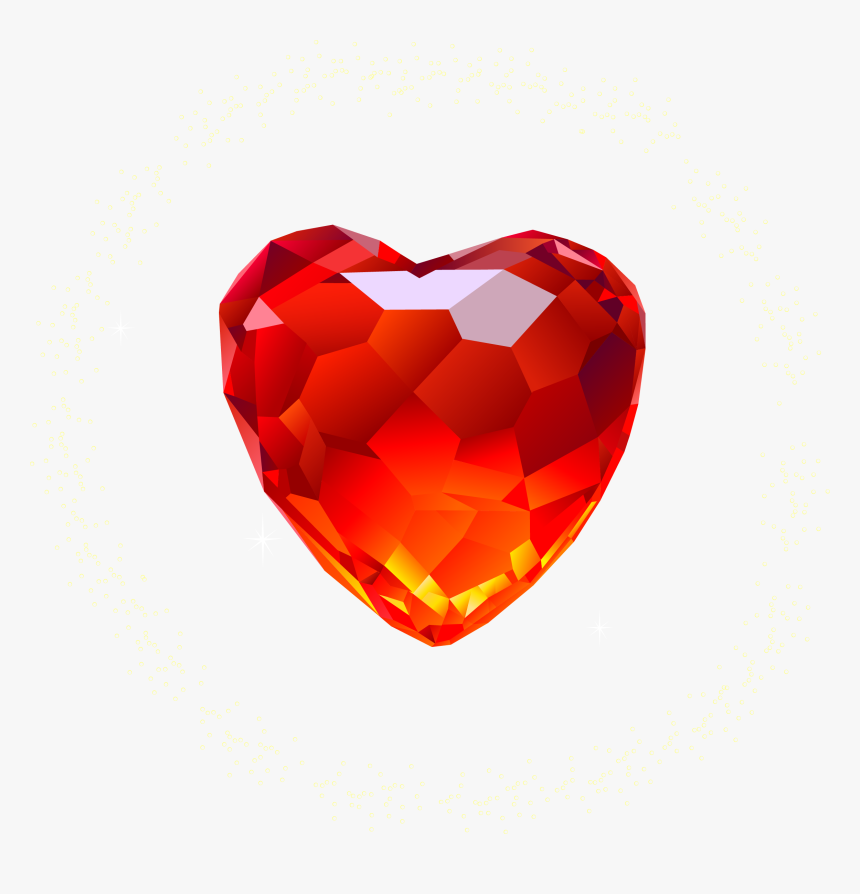 Red Heart Diamond Png Image - Miracle Zone, Transparent Png, Free Download