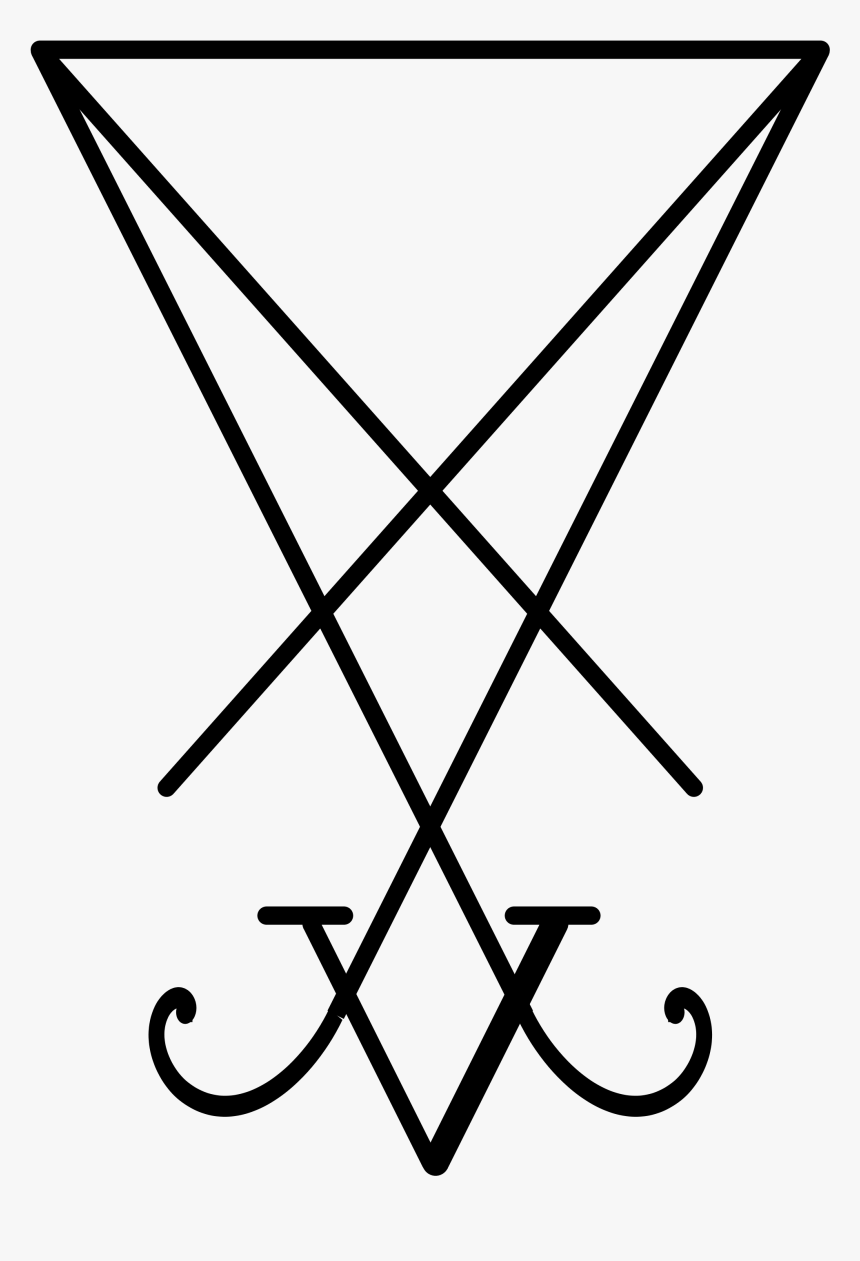 Pictures Of Demonic Symbols - Sigil Of Lucifer Vector, HD Png Download, Free Download