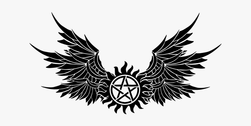 Archangel Anti Demonic Possession Charm Tattoo Sample - Demon Tattoo Png, Transparent Png, Free Download