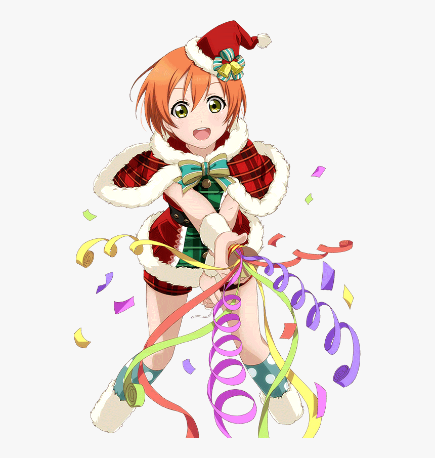 Transparent Rin Hoshizora Png - Xmas Love Live Rin, Png Download, Free Download