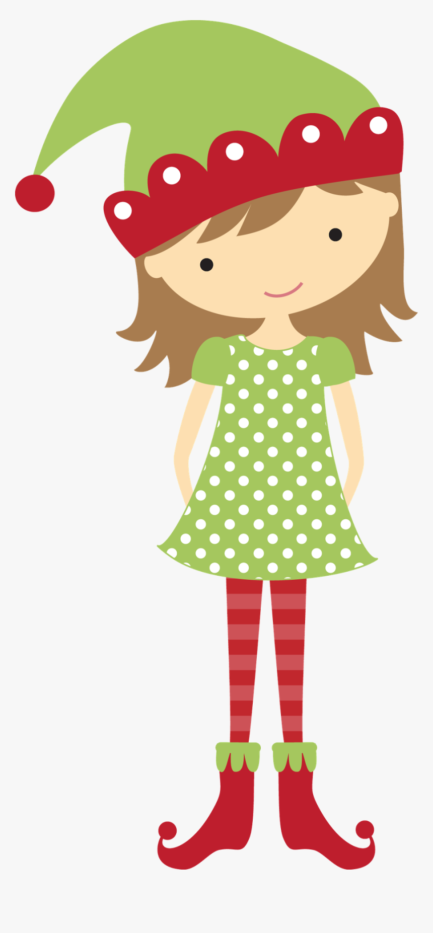 Following My Dreams Christmas Girl - Christmas Girl Clipart, HD Png Download, Free Download