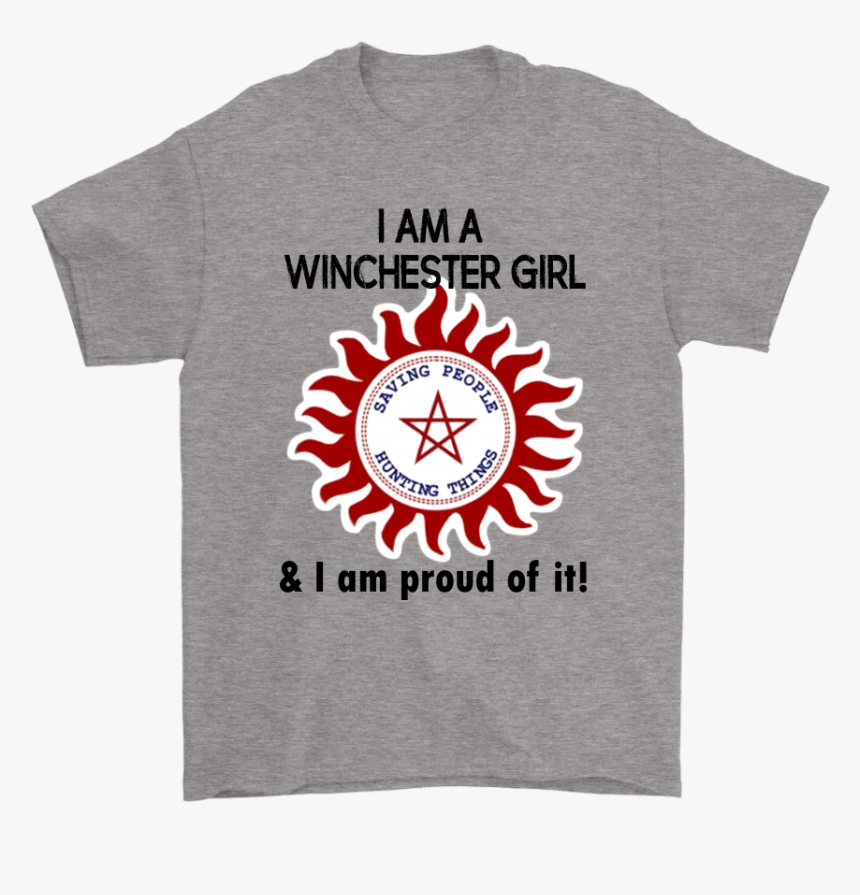 I Am A Winchester Girl & I Am Proud Of It Supernatural - Women Raider Shirt, HD Png Download, Free Download
