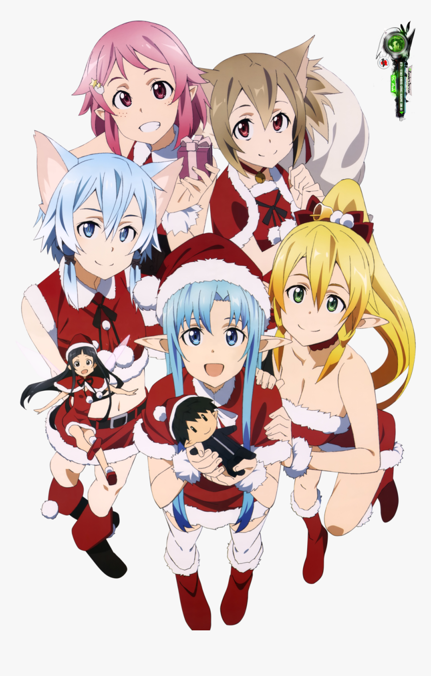 Sword Art Online Christmas Fanart, HD Png Download, Free Download