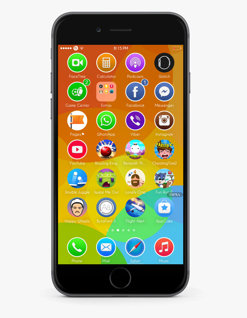 Have You Install The Best Anemone Themes Around Cydia - Smartphone, HD Png Download, Free Download
