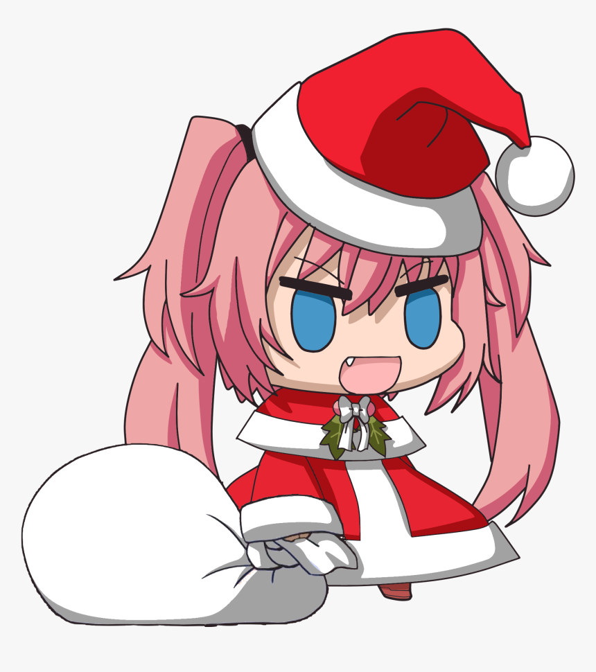 It"s Draconic Christmas [slime Anime Thingy] - Reincarnated As A Slime Milim Gif, HD Png Download, Free Download