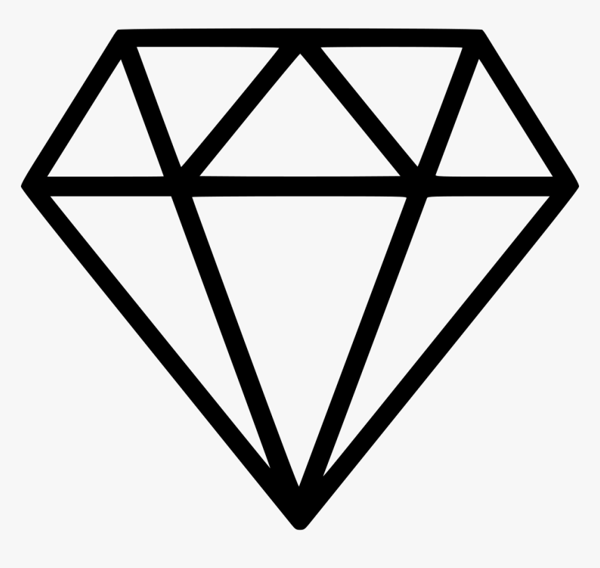 Diamond - Diamond Outline, HD Png Download, Free Download