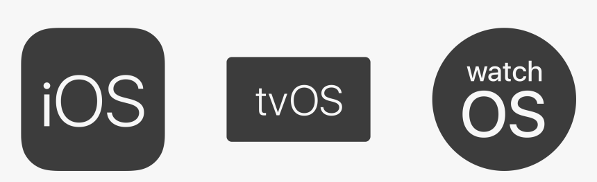 Ios Watchos Tvos, HD Png Download, Free Download