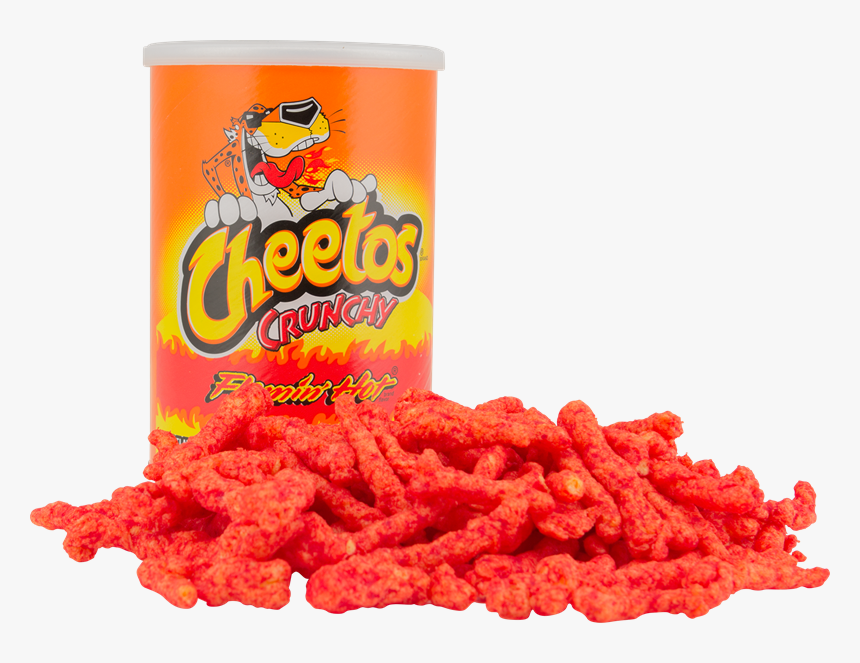 Cheetos Cheetos Flaming Hot Crunchy Snack - Flamin Hot Cheetos Png, T...