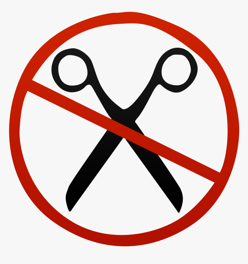 No Scissors Sign Png, Transparent Png, Free Download