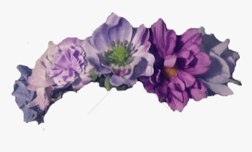 Transparent Floral Crown Png - Purple Flower Crown Png, Png Download, Free Download