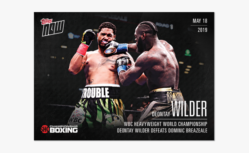 Showtime Championship Boxing Topps Now® Card Wvd - Magento Product Placeholder, HD Png Download, Free Download