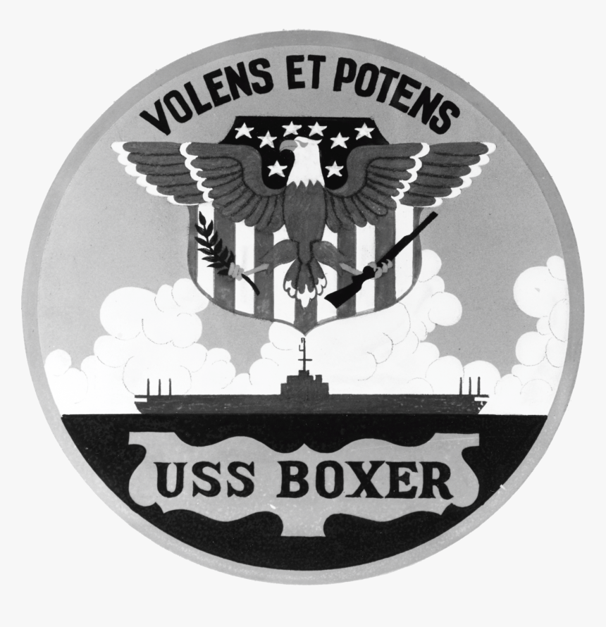 Uss Boxer Insignia, In 1959 (nh 64827 Kn) - Emblem, HD Png Download, Free Download