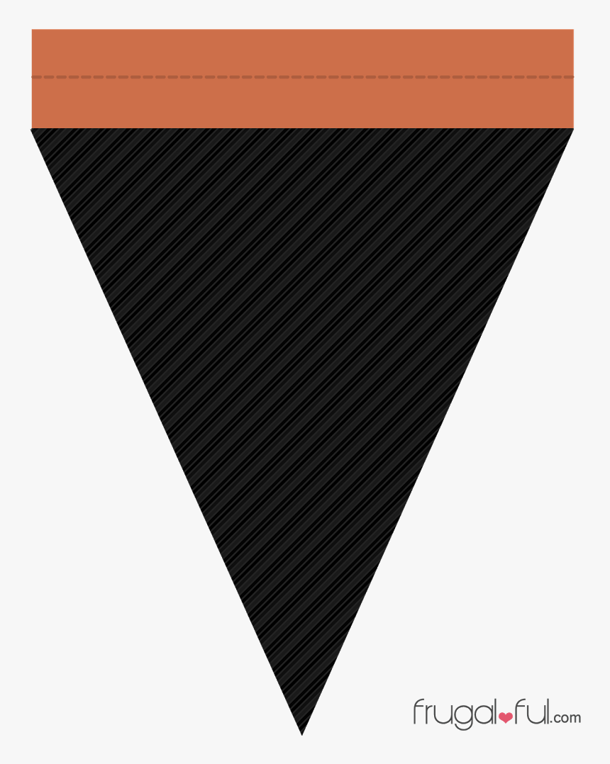 Diy Free Printable Halloween Triangle Banner Template - Triangle With Free Printable Pennant Banner Template