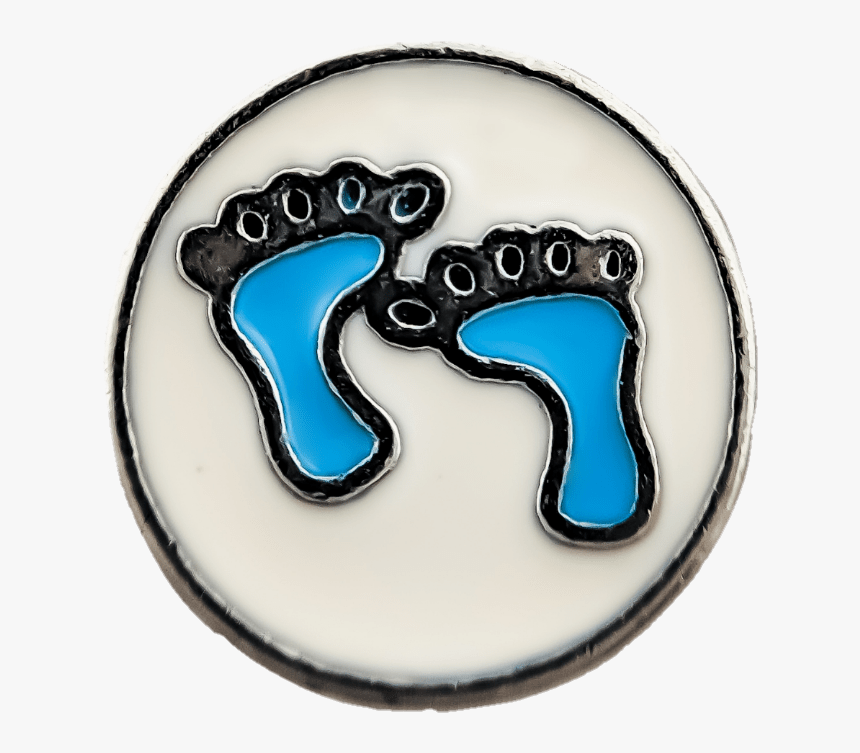 Baby Feet Png -baby Feet - Badge, Transparent Png, Free Download