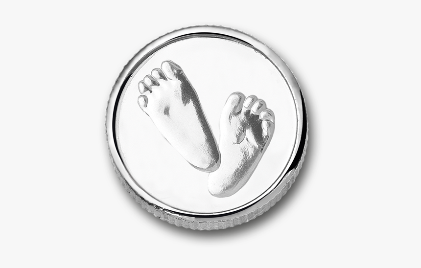 Baby Feet Silver Plated - Silver, HD Png Download, Free Download