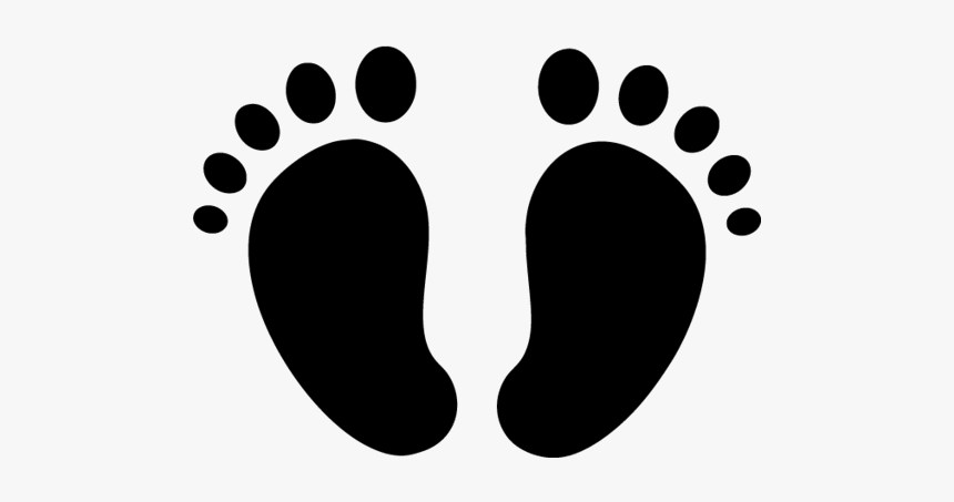 Pink Baby Footprint Png, Transparent Png, Free Download