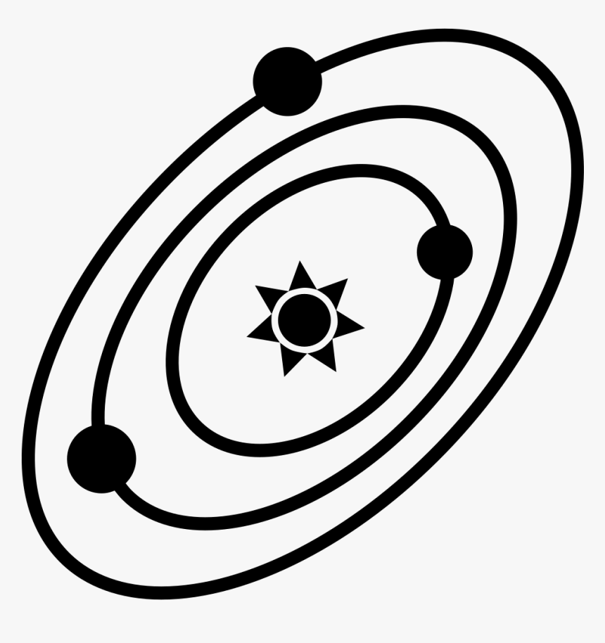Universe Shapes - Planets Orbit Icon, HD Png Download, Free Download