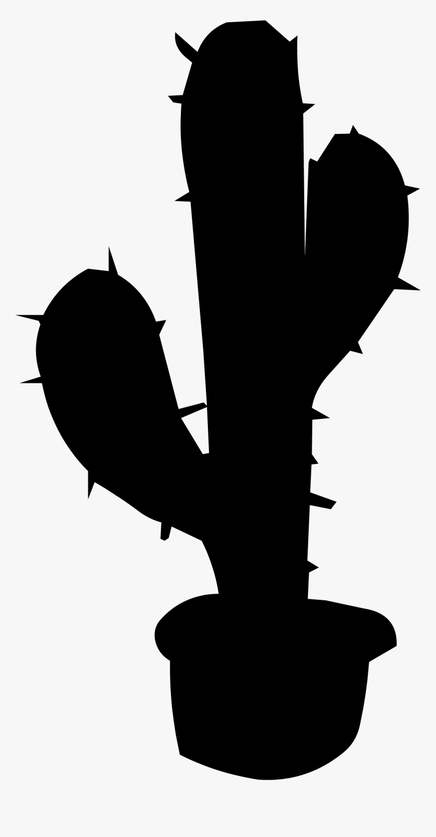 Clip Art Cactus Portable Network Graphics Image Vector - Cactus Silueta, HD Png Download, Free Download