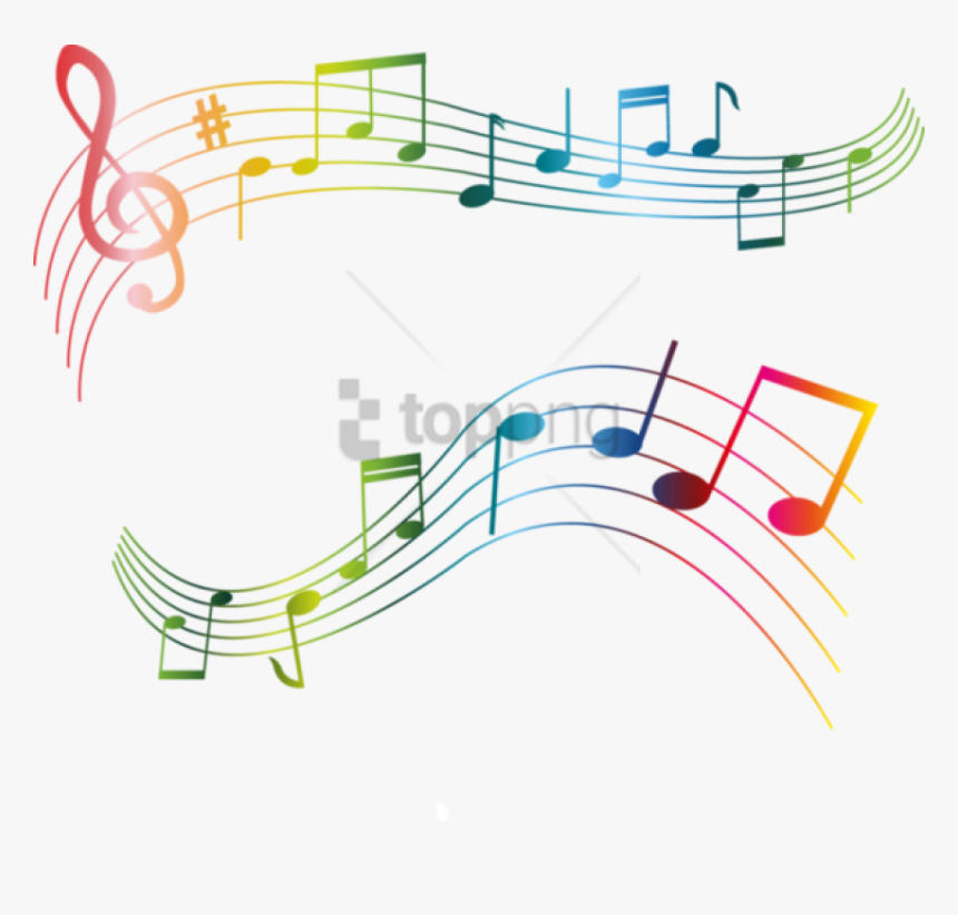 Free Png Color Music Notes Png Png Image With Transparent - Colorful Music Notes Clipart, Png Download, Free Download