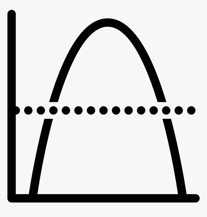 Bell Curve Icon - Icon Mean Statistics, HD Png Download, Free Download