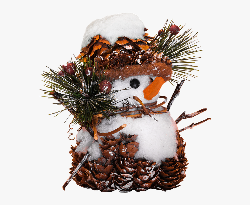 Winter, Decoration, Snow Man, Isolated, Figure, Nose - Snow, HD Png Download, Free Download