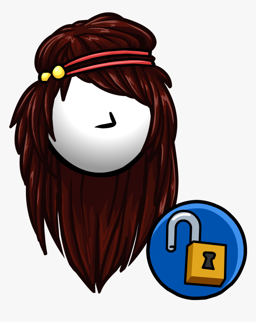 Club Penguin Rewritten Codes Hair, HD Png Download - kindpng