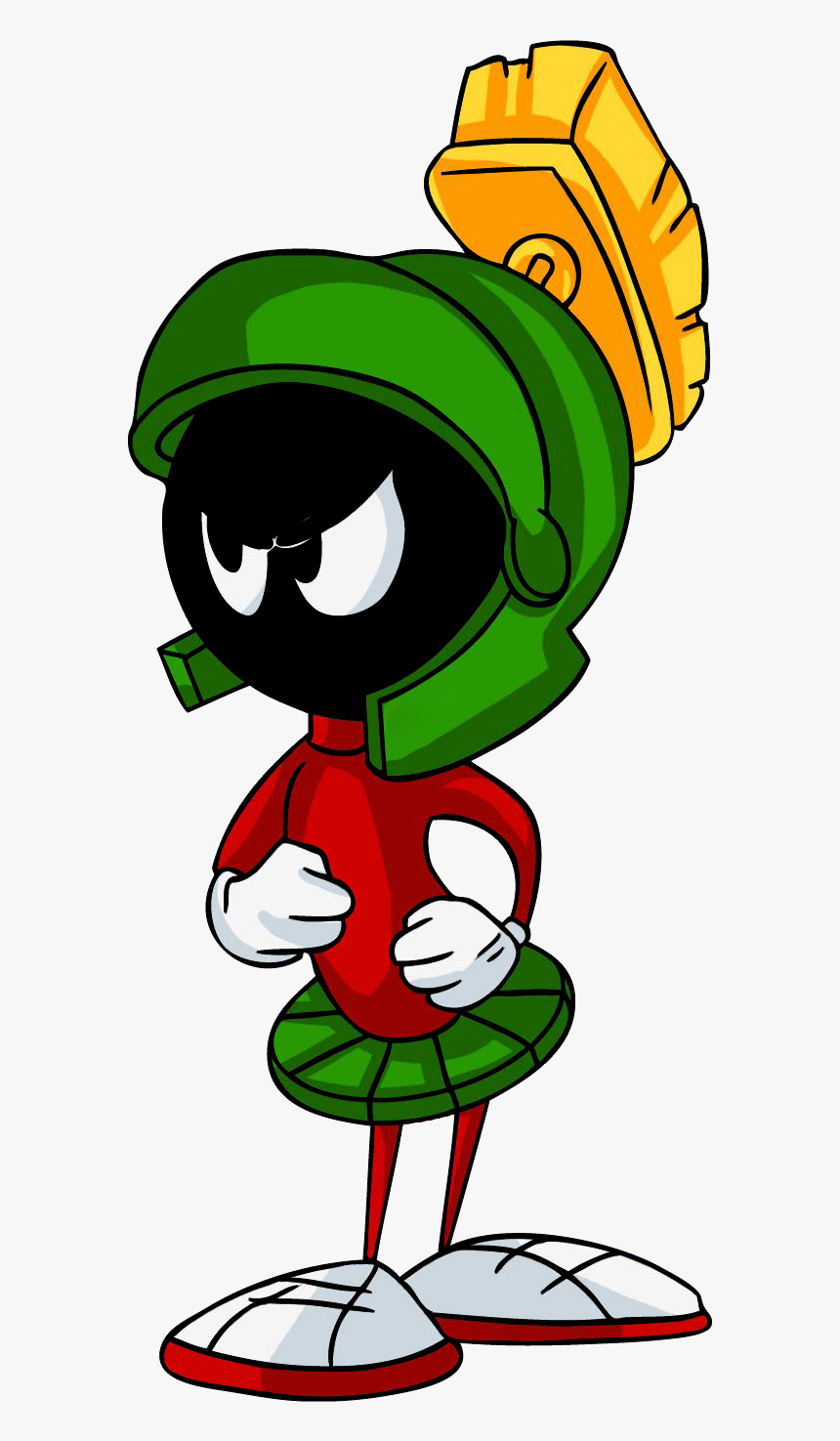 Marvin The Martian Martian Manhunter Cartoon Drawing - Marvin El Marciano Dibujo, HD Png Download, Free Download