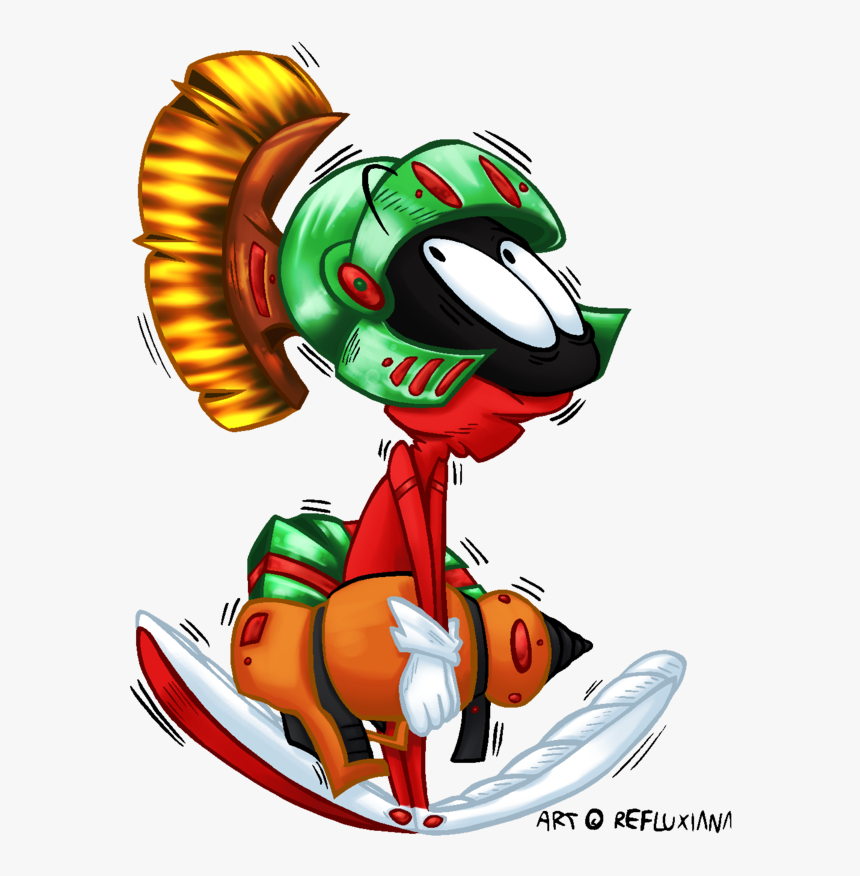 Comely Marvin The Martian Clip Art - Looney Tunes Marvin Martian Walking, HD Png Download, Free Download